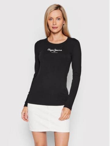 Pepe Jeans Блузка New Virginia PL505203 Чорний Slim Fit Pepe Jeans Блузка New Virginia PL505203 Чорний Slim Fit