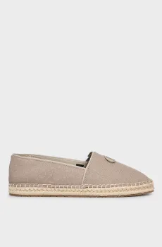Женские коричневые эспадрильи ESPADRILLE RELOCK MONO JACQ Коричневый 37 Calvin Klein HW0HW01916