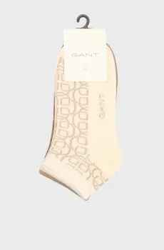 Женские носки (3 пары) MONOGRAM ANKLE SOCKS 3-PACK Разноцветный 39-41 Gant 4960234