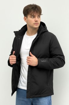 Куртка-ветровка черного цвета SB-TFBW-50430-black