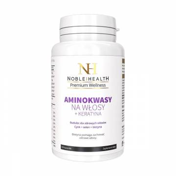 Аминокислоты для волос Noble Health Amino Acids For Hair + Keratin с кератином, 60 капсул Аминокислоты для волос Noble Health Amino Acids For Hair + Keratin с кератином, 60 капсул