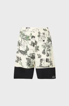 Женские шорты с узором PRINTED PJ Разноцветный 40 Karl Lagerfeld B2W10027