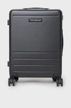Черный чемодан 53 см TH CABIN SIZE SUITCASE Черный ONESIZE Tommy Hilfiger AU0AU01973