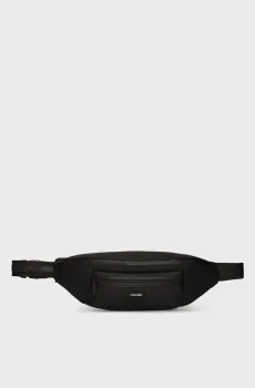 Мужская черная поясная сумка CK ESSENTIAL WAISTBAG RUBBER Черный ONESIZE Calvin Klein K50K512540