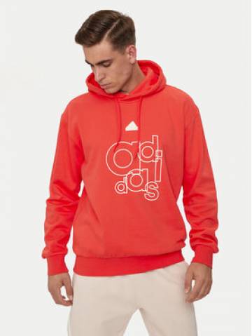 adidas Світшот Graphic Print IS1991 Червоний Regular Fit adidas Світшот Graphic Print IS1991 Червоний Regular Fit