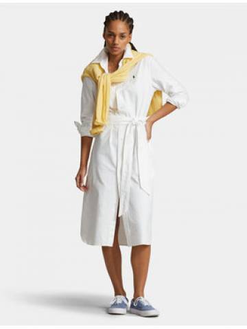 Polo Ralph Lauren Сукня-сорочка N Cory Dr 211928804001 Білий Straight Fit Polo Ralph Lauren Сукня-сорочка N Cory Dr 211928804001 Білий Straight Fit