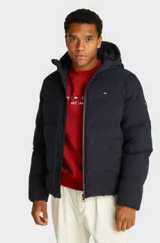 Мужская темно-синяя куртка CL MOTION HOODED JACKET Синий XL Tommy Hilfiger MW0MW33958