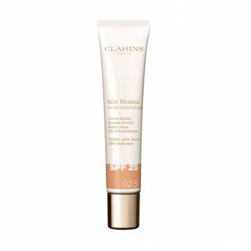 Тональный крем для лица Clarins Skin Illusion Tinted Moisturizer SPF 25, 02.5, 40 мл Тональный крем для лица Clarins Skin Illusion Tinted Moisturizer SPF 25, 02.5, 40 мл