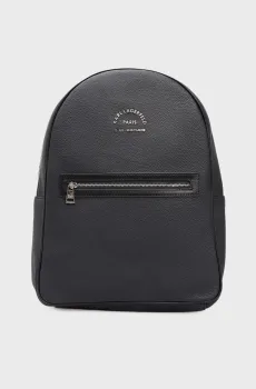 Мужской черный кожаный рюкзак Черный ONESIZE Karl Lagerfeld 542451.815908;990