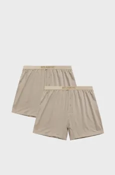 Мужские бежевые трусы (2 шт) Бежевый XL Atlantic 2BMB-005