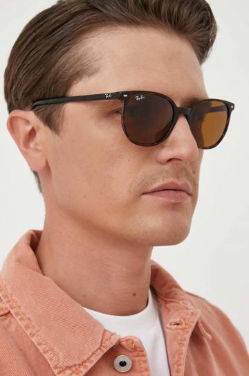 Солнцезащитные очки Ray-Ban цвет коричневый Солнцезащитные очки Ray-Ban цвет коричневый