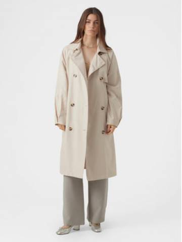 Vero Moda Тренч Doreen 10301287 Écru Regular Fit Vero Moda Тренч Doreen 10301287 Écru Regular Fit