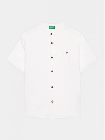 United Colors Of Benetton Сорочка 5OK4GQ00X Білий Regular Fit United Colors Of Benetton Сорочка 5OK4GQ00X Білий Regular Fit