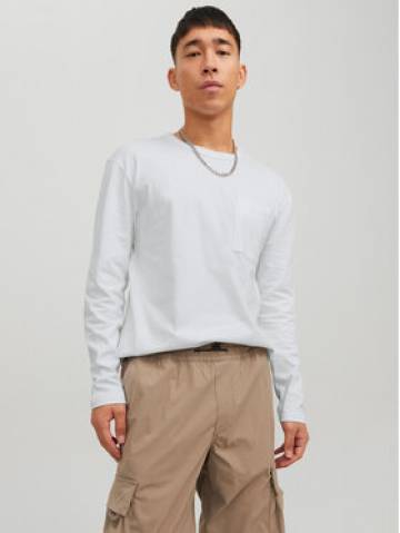 Jack&Jones Longsleeve Classic 12227674 Білий Relaxed Fit Jack&Jones Longsleeve Classic 12227674 Білий Relaxed Fit