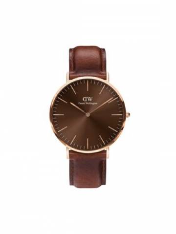 Daniel Wellington Годинник Classic St Mawes DW00100627 Коричневий Daniel Wellington Годинник Classic St Mawes DW00100627 Коричневий