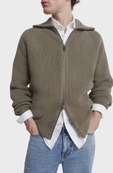 Мужской коричневый кардиган Коричневый M SPRINGFIELD 232612