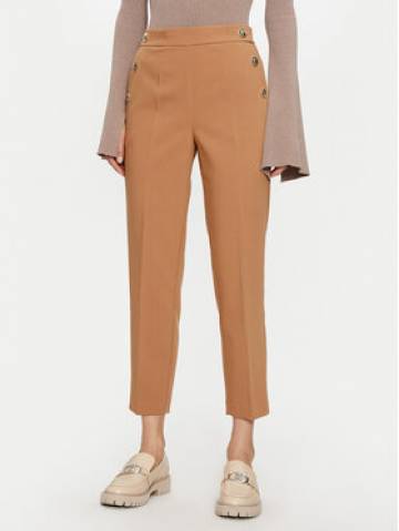 Lola Casademunt by Maite Штани з тканини MF2414007 Коричневий Straight Fit Lola Casademunt by Maite Штани з тканини MF2414007 Коричневий Straight Fit