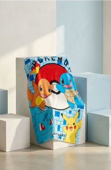 Плед Pokemon - різнобарвний