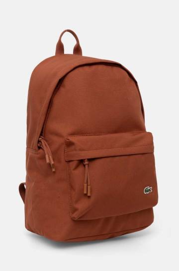 Рюкзак Lacoste цвет коричневый большой однотонный NU4592NE Рюкзак Lacoste цвет коричневый большой однотонный NU4592NE