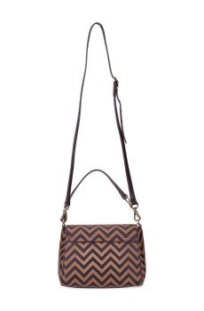 Pierre Cardin Paris Geometric Printed Sling Bag
