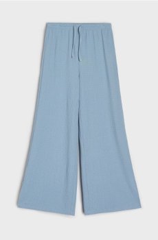 Штани wide leg - блакитний