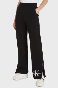 Женские черные спортивные брюки DIFFUSED MONOLOGO Черный S Calvin Klein Jeans J20J223422