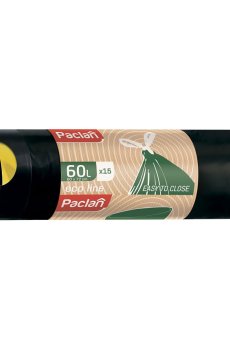 Пакеты для мусора Paclan Eco Line 60 л, 15 шт