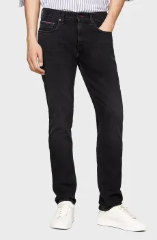 Мужские черные джинсы STRAIGHT DENTON STR KANE BLACK Черный 30-32 Tommy Hilfiger MW0MW35715