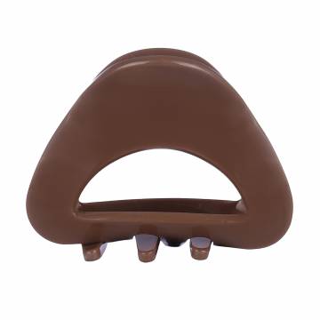 Заколка-краб для волос Tito Beauty Miya шоколадная, 1 шт