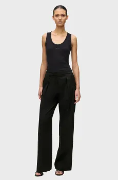 Женские черные брюки STRUCTURED SUIT Черный 46 Karl Lagerfeld B2W10134