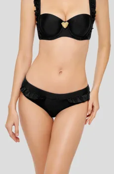 Женские черные трусики от купальника Черный 36 MARC&ANDRE L2011-Z-MBE