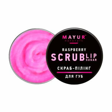Сахарный скраб-пилинг для губ Mayur Scrub Lip Sugar Raspberry, 15 г Сахарный скраб-пилинг для губ Mayur Scrub Lip Sugar Raspberry, 15 г