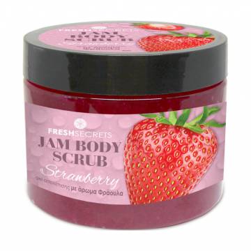 Скраб для тела Madis Fresh Secrets Jam Body Scrub Клубника, 320 мл Скраб для тела Madis Fresh Secrets Jam Body Scrub Клубника, 320 мл