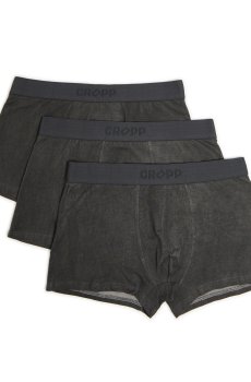 Cropp - Боксери basic, 3 пари - темно-сірий