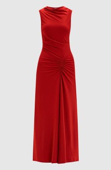 Красное платье миди Acacia