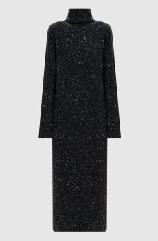 Серое платье Melani из кашемира