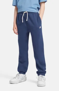 Детские темно-синие спортивные брюки Brush Back Small Logo Jogger Синий 15-16Y New Balance LAKB0007NNY