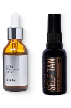 Сироватка-автозасмага для обличчя + Гіалуронова сироватка Smart