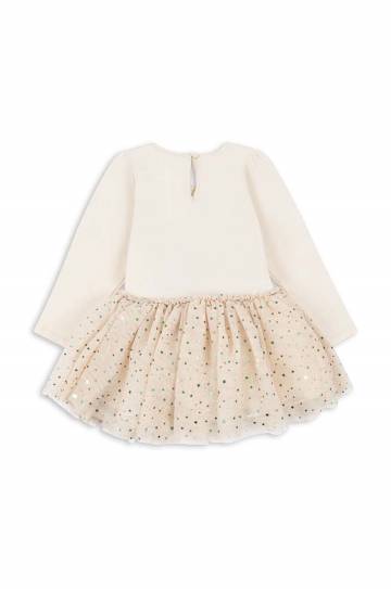 Детское платье Konges Sløjd FAIRY BALLERINA DRESS цвет бежевый mini расклешённое KS101511 Детское платье Konges Sløjd FAIRY BALLERINA DRESS цвет бежевый mini расклешённое KS101511