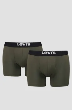 Мужские зеленые боксеры (2 шт) Зеленый L Levi’s® 701222842;012