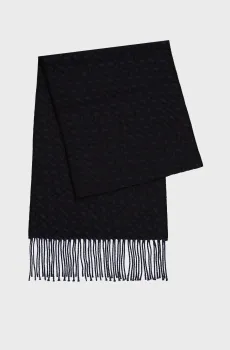 Мужской шерстяной шарф с узором Разноцветный ONESIZE BOSS 50549851;404