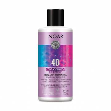 Кондиционер для волос Inoar 4D Beauty In 4 Dimensions Conditioner, 400 мл Кондиционер для волос Inoar 4D Beauty In 4 Dimensions Conditioner, 400 мл