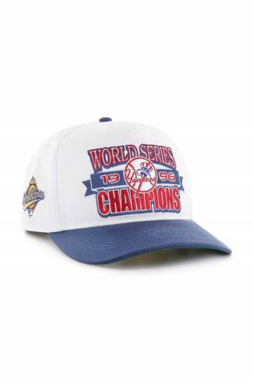 Хлопковая кепка 47 brand MLB New York Yankees цвет белый с аппликацией BCWS-ARCHH17CTP-WH96 Хлопковая кепка 47 brand MLB New York Yankees цвет белый с аппликацией BCWS-ARCHH17CTP-WH96