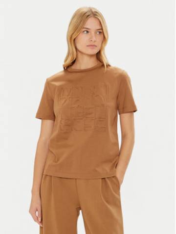 Max Mara Leisure Футболка Paggio 2426946038 Коричневий Regular Fit Max Mara Leisure Футболка Paggio 2426946038 Коричневий Regular Fit