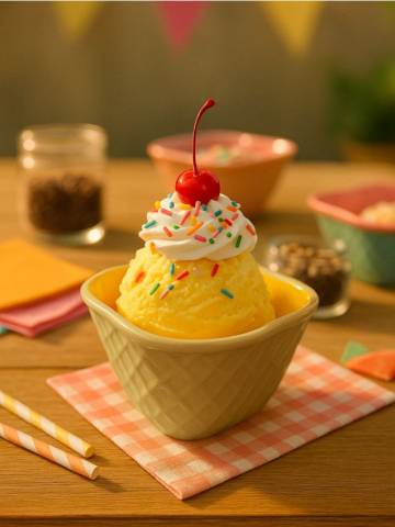 Миска - жовтий