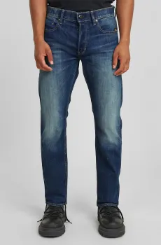 Мужские синие джинсы Mosa Straight Синий 30-32 G-Star RAW D23692,D498