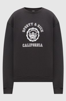 Серый утепленный свитшот California