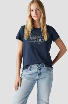 Женская темно-синяя футболка Синий XS Levi’s® A8804;0038