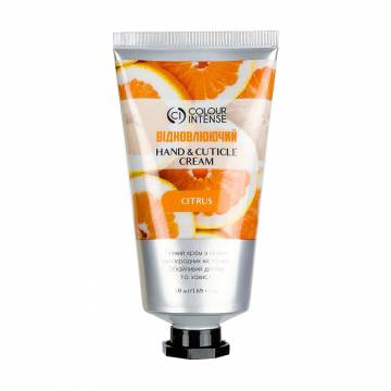 Крем для рук Colour Intense Hand & Cuticle Citrus Cream Восстановительный, 50 мл Крем для рук Colour Intense Hand & Cuticle Citrus Cream Восстановительный, 50 мл