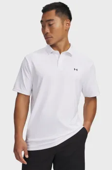 Мужское белое поло UA T2G Pique Polo-WHT Белый XXL Under Armour 6012303-100